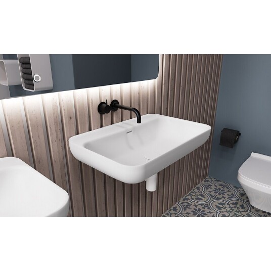 Copenhagen Bath Enø servant 600x400 mm, Hvit Matt