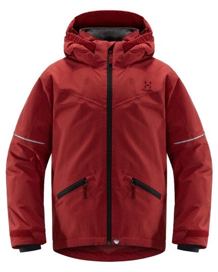 Haglöfs Niva Insulated Jacket JR Brick Red (Storlek 158)