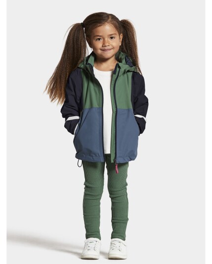 Didriksons Block Kids Jacket 2 Green Mist (Storlek 100)