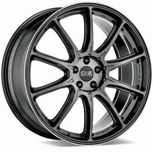 OZ Hyper Xt Hlt Dark Graphite Machined Lip 11.5x22 5x120 ET34 B79