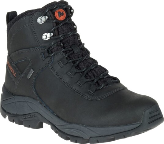 Merrell Men's Vego Mid Leather Waterproof Sort 42 Man