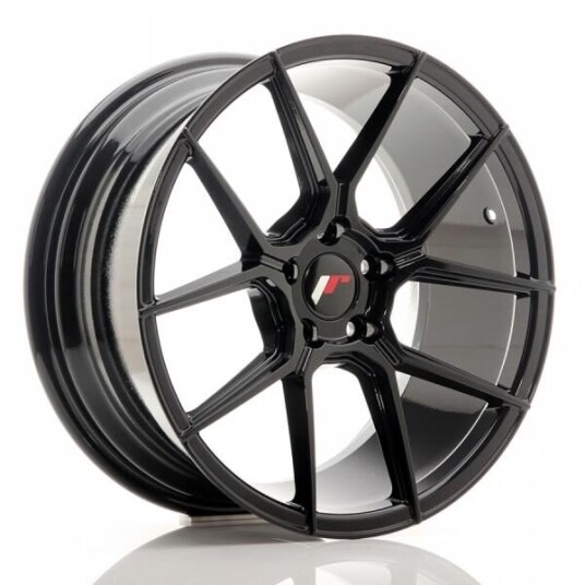 Japan Racing Jr30 Shiny Black 10x20 5x112 ET40 B66.6