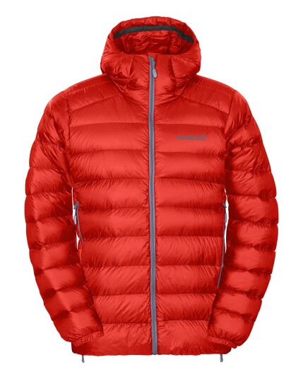 Norrøna Lyngen Lightweight Down750 Jacket M Crimson Kick (Storlek XL)