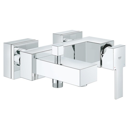 Grohe Sail Cube 1-Greps Badekarbatteri Med rosetter, Krom