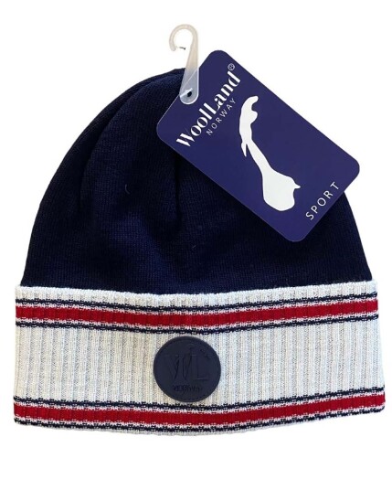 Woolland Hemsedal Hat Blue/White/Red