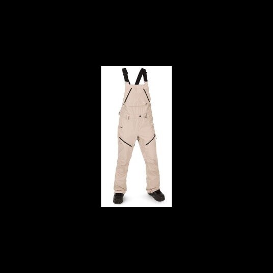 Volcom Elm Stretch Gore Bib Overall Sand - M