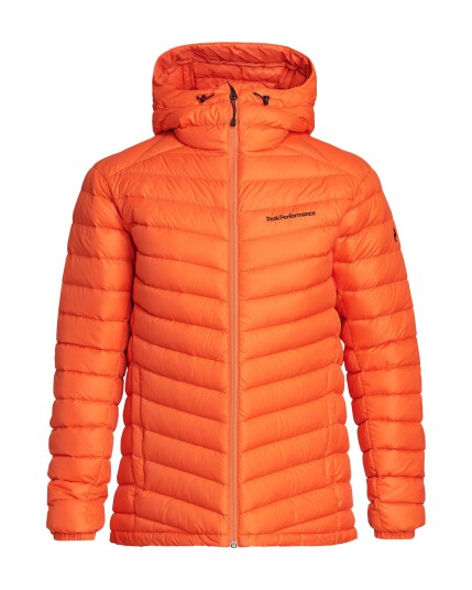 Peak Performance Frost Down Hood Jacket M Zeal Orange (Storlek L)