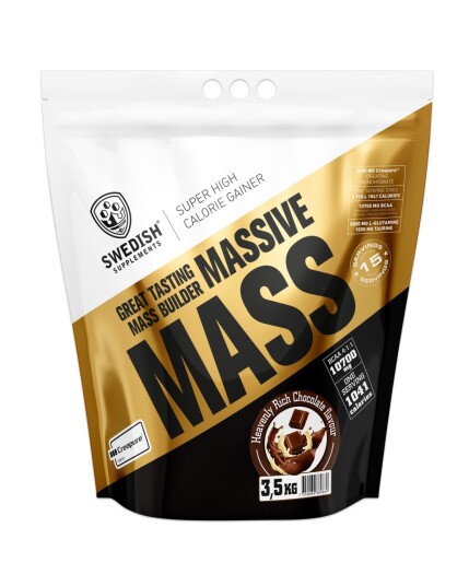 Swedish Supplements Massive Mass 3.5kg - Heavenly Rich Chocolate