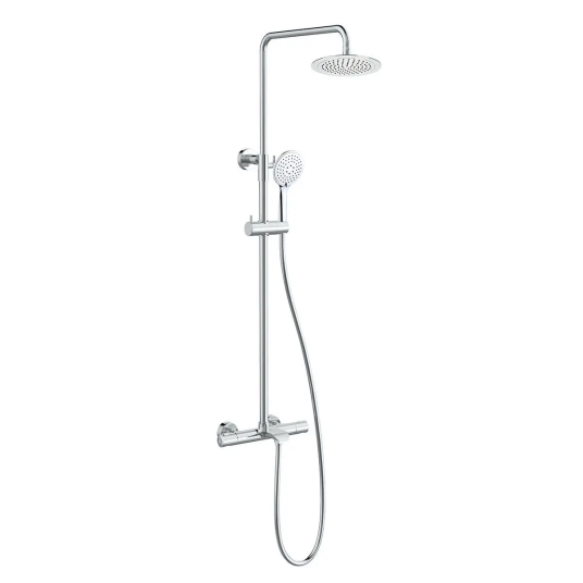 Bathlife Brusa Tapp Takdusjsett Ø240 mm, Krom