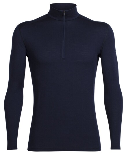 Icebreaker Oasis L/S Half Zip M Midnight Navy (Storlek L)