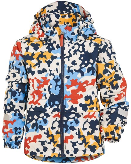 Didriksons Droppen Printed Kids Jacket 2 Multi Algae (Storlek 80)