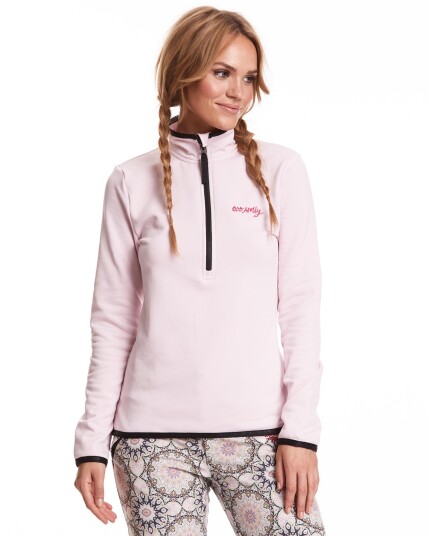 Odd Molly Storm Mid Layer Solid Sweater W Sorbet Pink (Storlek M)