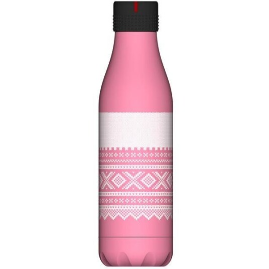 Les Artistes  Bottle Up Marius termoflaske 0,5L rosa/hvit