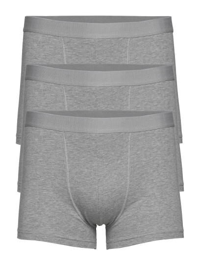 Bread & Boxers 3-Pack Boxer Brief Grey Bread & Boxers GREY MELANGE S M L XL XXL