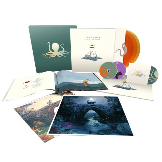 Devin Townsend Lightwork Limited Deluxe Edition 3lp Vinyl Orange + 2CD + BluRay Audio