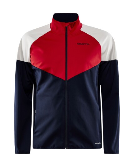 Craft Glide Block Jacket M Blaze-Lychee (Storlek XS)