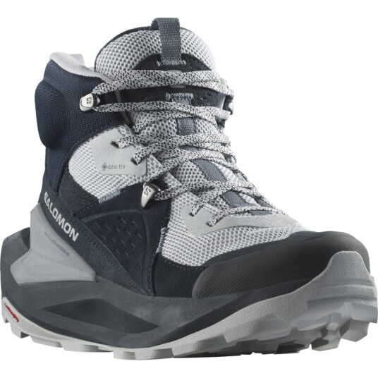 Salomon Women's Elixir Mid GORE-TEX 36, Carbon/Pearl Blue/Flint Stone