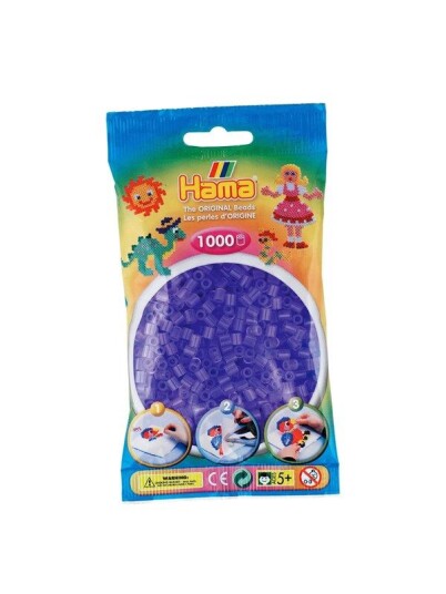 Hama Ironing beads-Lilac transparent (074) 1000pcs.