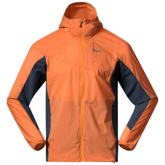 Bergans Of Norway Rabot Lt Windbreaker Jacket Cloudberry Yellow/Orion Blue XL