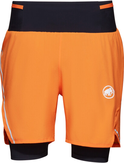 Mammut Aenergy Tr 2 In 1 Shorts Herre Dark Tangerine/Black 50