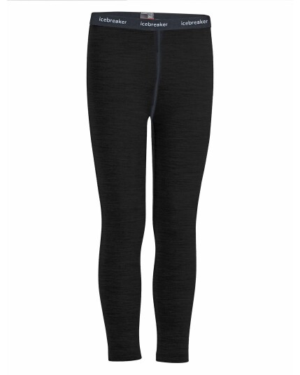 Icebreaker 260 Tech Leggings JR Black (Storlek 14)