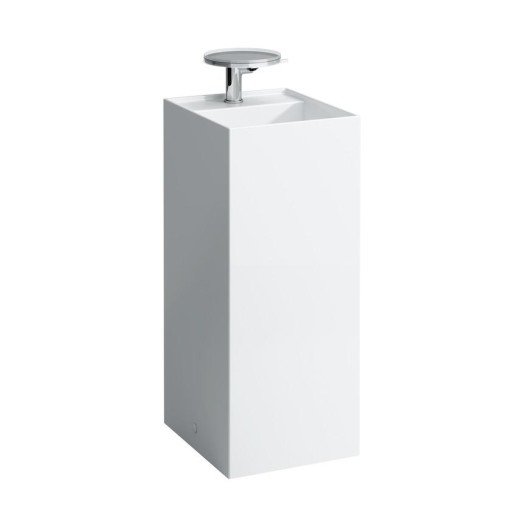 Kartell Laufen servant, 37,5x43,5 cm, hvit