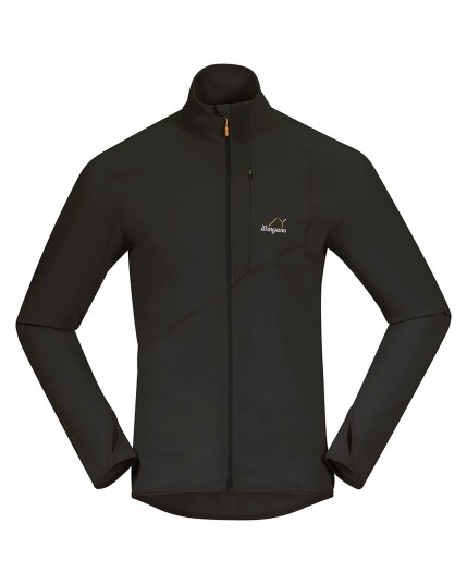 Bergans Y Lightline Essence Midlayer Jacket M Dark Shadow Grey (Storlek M)