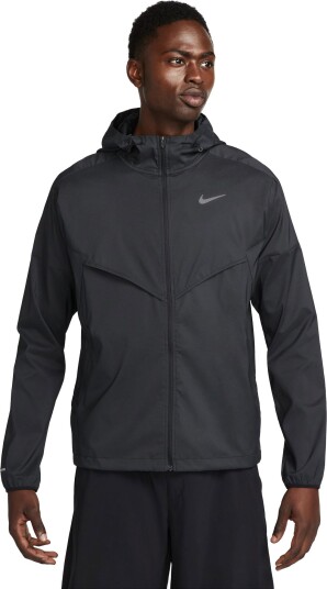 Nike Windrunner Repel Running Jacket Herre Black/Black/Reflective Silver XL