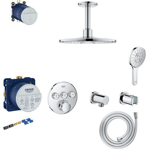 Grohe Grohtherm Smartcontrol dusjsett, krom