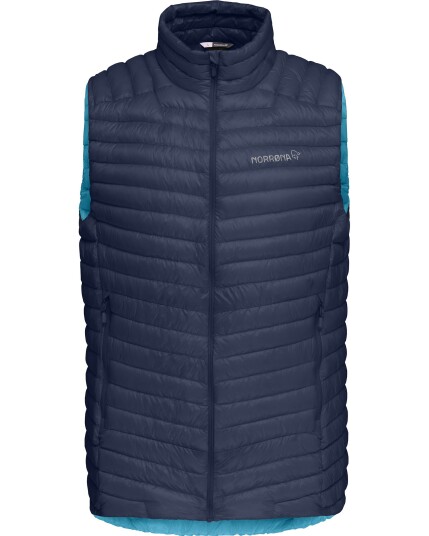 Norrøna Trollveggen Superlight Down850 Vest M Indigo Night (Storlek S)