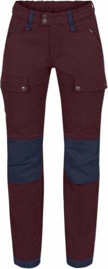 Fjellreven Keb Touring Trousers, Dame Dark Garnet/Night Sky (#4F2A32, #23293F) Dame 34