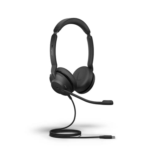 Jabra Evolve2 30 Ms Hodesett Usb-c Microsoft Teams Stereo Svart