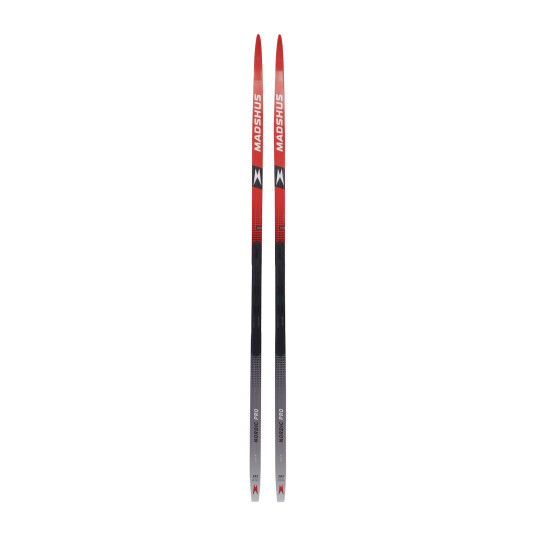 Madshus XC Skis Nordic Pro Skin 22/23, felleski, unisex 192/75-90 RED