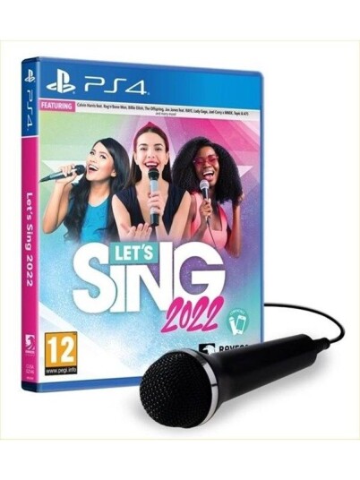 Let's Sing 2022 + 1 Microphone (PS4)