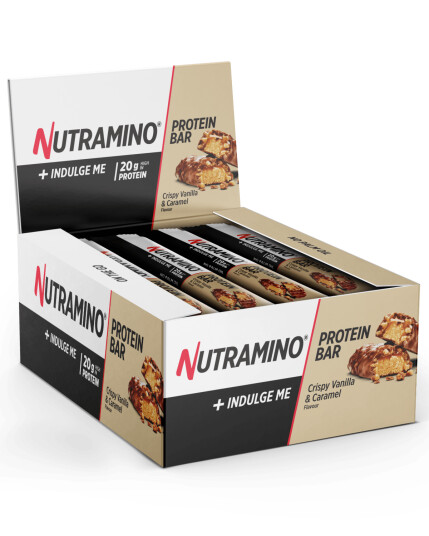 Nutramino Proteinbar Crispy Vanilla & Caramel 12x64g