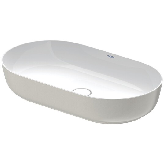 Duravit Luv Toppmontert servant 690x400 mm, u/bl.hull, u/overløp, Grå