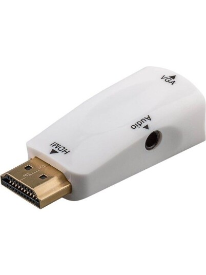 Pro Compact HDMI/VGA adapter incl. audio gold-plated