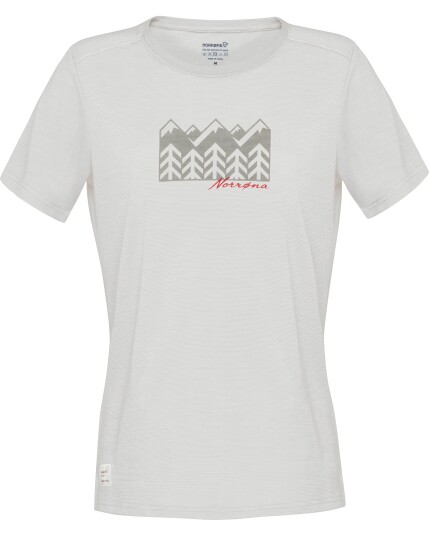 Norrøna Svalbard Wool T-Shirt W Ecru (Storlek S)