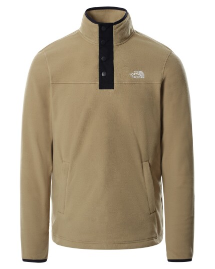 The North Face Homesafe Snap Neck Fleece Pullover M Kelp Tan (Storlek S)