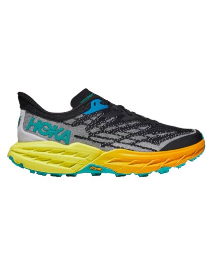 Hoka Speedgoat 5 Black/Evening Primrose 45 1/3 Dame