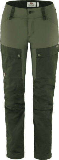 Fjellreven Women's Keb Trousers 48 Long, Deep Forest-Laurel Green