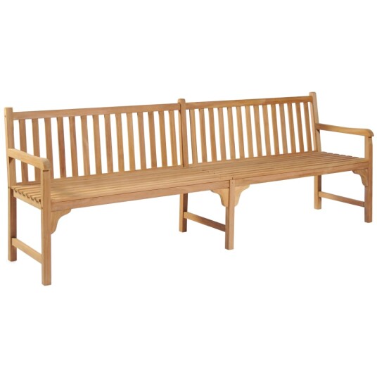 vidaXL Hagebenk 228 cm heltre teak