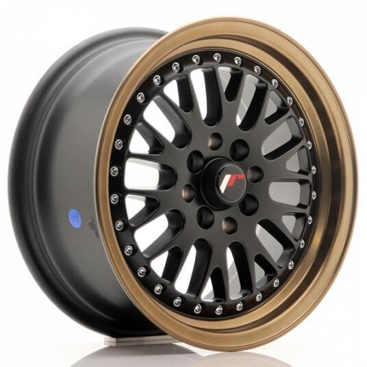 Japan Racing Jr10 Matt Black Bronze Lip 7x16 4x100 ET30 B67.1