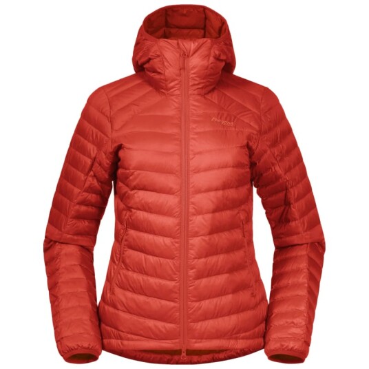 Bergans R?ros Down Light Women's Jacket With Hood (2022) XS, Brick