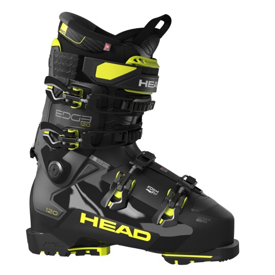 HEAD Edge 120 HV GW, Skistøvler, Herre, Black/Yellow 30,5