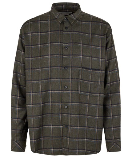 Samsøe and Samsøe Luan J Shirt 14420 M Dark Olive CH (Storlek S)