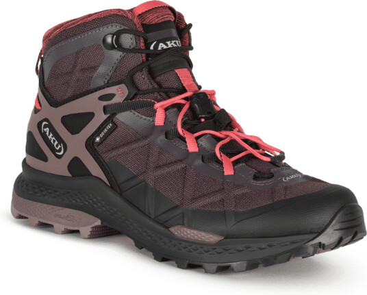 Aku Women's Rocket Mid DFS Gore-Tex 41, Deep Violet/Coral