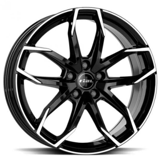 Rial Lucca Diamond Black Polish 6.5x16 4x108 ET32 B65.1