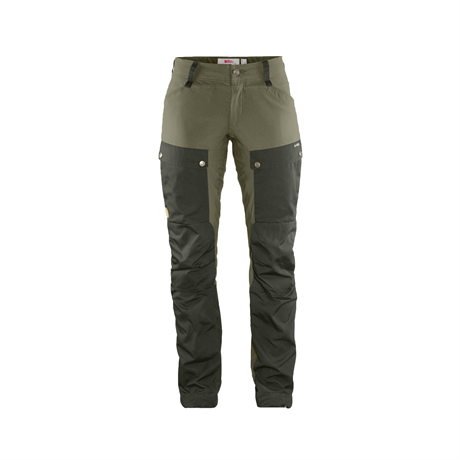 Fjellreven Keb Trousers, Dame Deep Forest/Laurel Green (#3D3E36, #7D7B66) Dame 40