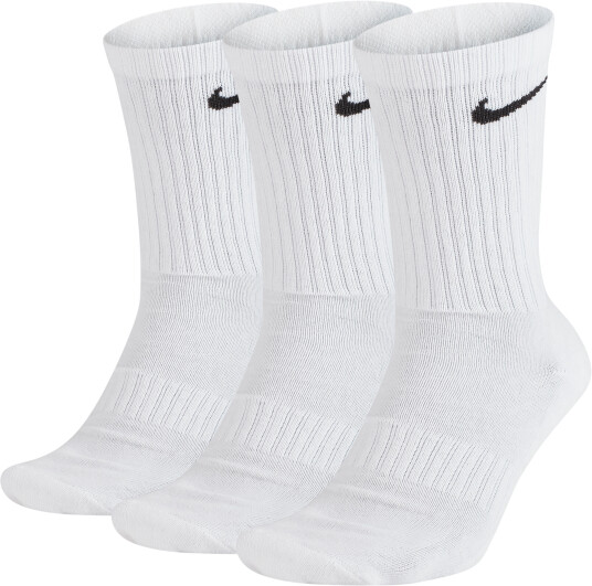 Nike Everyday Cushion Crew Socks 3-Par White/Black XL